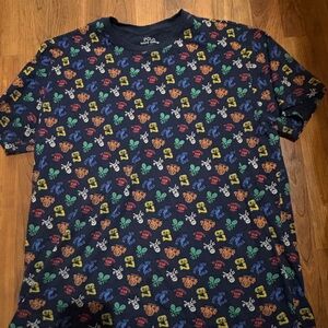 Polo by Ralph Lauren Navy All-Over Colorful Icon Crewneck Tee